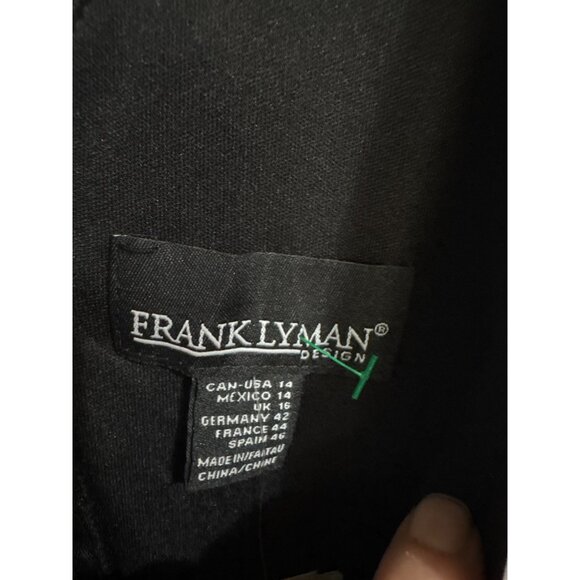 Frank Lyman Womens 14 NWT Black & White Sleeveless Bodycon - Picture 6 of 8